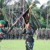 Yonif 141/AYJP Gelar Tradisi Penerimaan Warga Baru