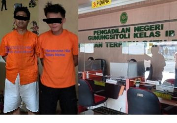 Bapak dan Dua Anaknya Pelaku Penganiayaan Divonis Bersalah Oleh PN Gunungsitoli