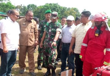 Mewakili Bupati Afrizal Sintong, Kadis LH Suwandi Menghadiri Apel Siaga Karhutla