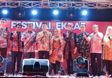 Bupati Rohil Resmi Buka Festival Ekraf Kemilau Bagan