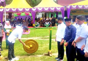Bupati Rohil Secara Resmi Buka Program TMMD ke-117 Kodim 0321 Rohil