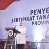 Masyarakat Bengkalis Terima Sertipikat Tanah Gratis dari Mentri ATR/BPN RI, Kasmarni Ucap Terima Kasih