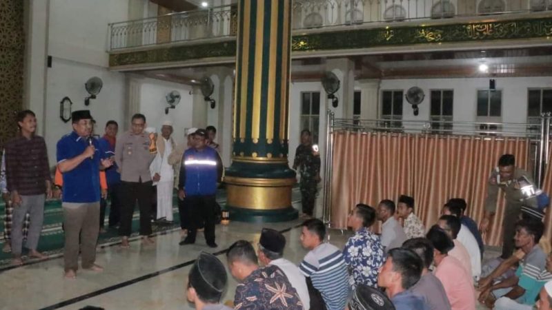 Bupati Tanjabbar Bersama Kapolres dan Dandim Tinjau Lokasi Banjir Batang Asam