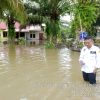 Kades Pulau Gajah Erwan Himbau Warga Agar Waspada Dengan Adanya Luapan Air Sungai Indragiri Hulu Bigitu Besar