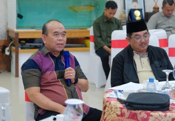 Bupati Tanjabbar Terima Audiensi dari Forum Pelestarian Mangrove Pangkal Babu