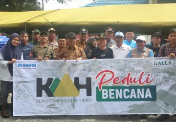 PT. KMH Salurkan Bantuan Korban Longsor dan Banjir di Kabupaten Kerinci