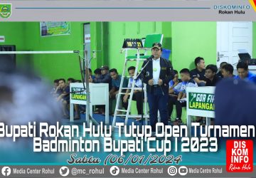 Tutup Turnamen Batminton Bupati Cup I, Sukiman Berpesan Jadikan Ini Ajang Mencari Bakat