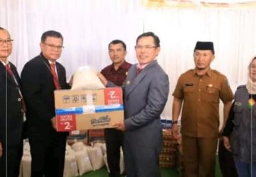 HUT ke-61 Tahun Bank Jambi Cabang Kota Sungai Penuh Memberikan Bantuan Sembako Untuk Korban Banjir
