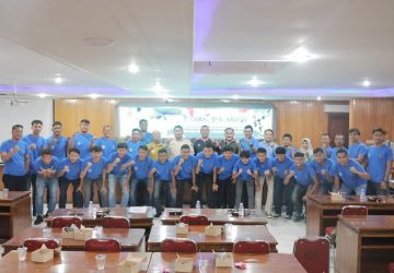 Wabup Lepas Tim Sepak Bola Tanjabbar Ikuti Gubernur Cup Tahun 2024