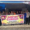 Jumat Curhat bersama Masyarakat dan Kapolsek Kempas, Sampaikan Pesan Pemilu Damai 2024