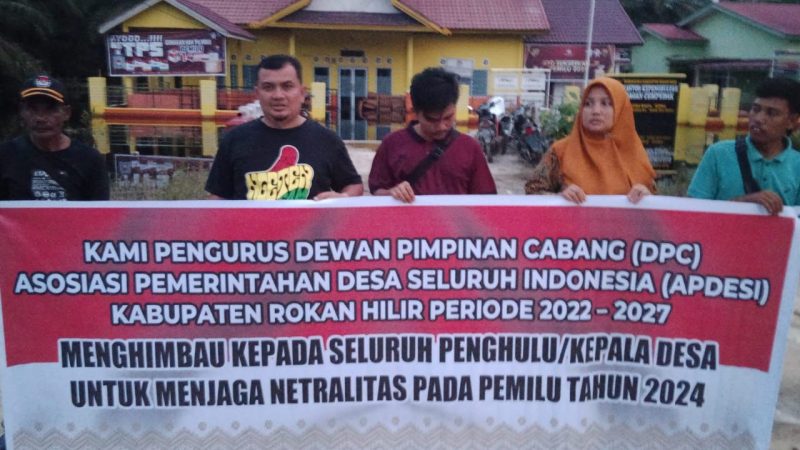 Ketua DPC APDESI Rohil Ajak Penghulu dan Perangkat Untuk Netral Pada Pemilu 2024