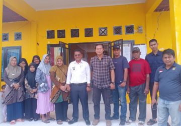 Penghulu dan Perangkat Kepenghuluan Sintong Kec. Tanah Putih Kab. Rohil Lakukan Ikrar Netralitas Pemilu 2024