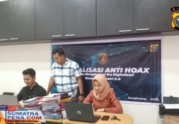 Tangkal Penyebaran Berita Hoax Jelang Pemilu, Satreskrim Polres Kampar Lakukan Patroli Siber