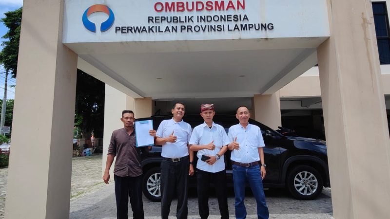 Empat Lembaga Dampingi Warga Laporkan SMK Erlangga ke Ombudsman Perwakilan Lampung Terkait Pemotongan PIP