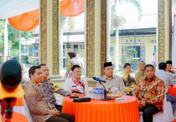 Hari Pertama Kampanye Rapat Terbuka, Pj Bupati Kampar Bersama Jajaran Terkait Lakukan Deklarasi Tertib Berlalu Lintas