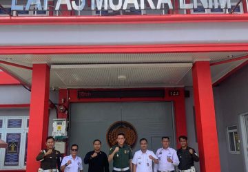 Jalin Sinergitas, Kalapas Kelas IIB Muara Enim Sambut Hangat Dansubdenpom Persiapan Muara Enim
