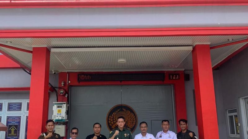 Jalin Sinergitas, Kalapas Kelas IIB Muara Enim Sambut Hangat Dansubdenpom Persiapan Muara Enim