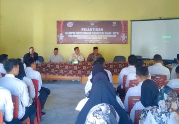 Desa Berancah Melantik Anggota KPPS Pemilu Tahun 2024
