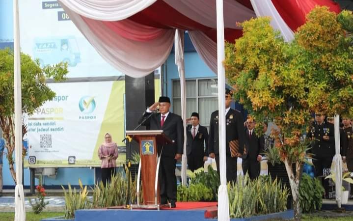 Bupati Nanang Ermanto Jadi Inspektur Upacara Peringatan Hari Bhakti Imigrasi ke-74 Tahun 2024