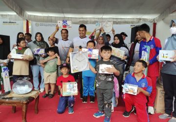 Meriahkan HBI ke-74 Tahun Kantor Imigrasi Kelas II Non TPI Muara Enim Menggelar Fun Walk