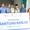 Pj Bupati H. Apriyadi Apreasiasi Perusahaan yang telah Membantu warga Banjir