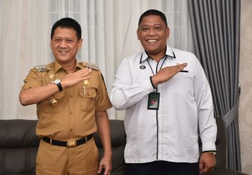 Usai Dilantik dan Sertijab, Ketua PN Silaturahmi dengan Pj Bupati Kampar