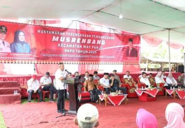 Musrenbang Kecamatan Way Panji, Nanang Pesan Minimalisir Anak Putus Sekolah Untuk Tingkatkan SDM dan IPM