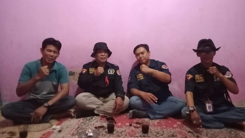 Kades Tejang Pulau Sabesi Terima Kunjungan Kepengurusan DPC-AWPI Lamsel