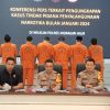 Satres Narkoba Polres Inhil Berhasil Amankan 11 Tersangka Narkotika Januari 2024