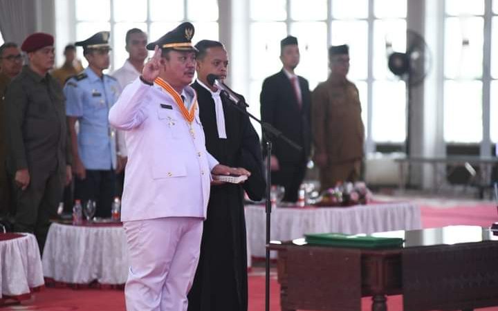 Sah! Sowa’a Laoli di Lantik Sebagai Wali Kota Gunungsitoli Oleh Pj. Gubsu
