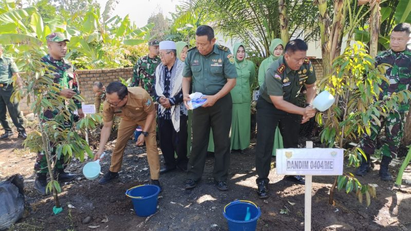 Kodim 0404 Muara Enim Resmikan Fasilitas Air Bersih Program TNI AD Manunggal Air Tahun 2024