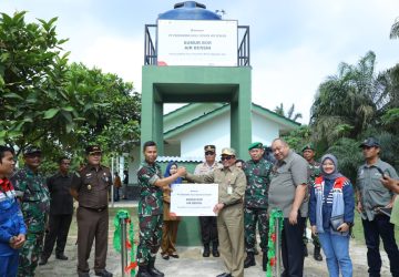 Akhirnya Masyarakat Kampung Minas Timur Rasakan Air Bersih