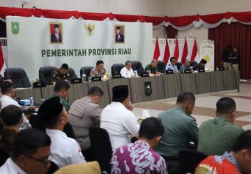 Bahas Sejumlah Isu Seputar Pemilu, Wabup Husni Rakor Bersama Gubri