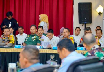 Pj Bupati Kampar Ikuti Rapat Koordinasi Persiapan Distribusi Logistik Pemilu Tahun 2024