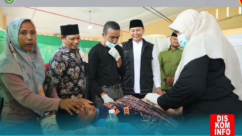 Wabup Indra Gunawan Buka Secara Resmi Khitanan Massal Oleh IKMI