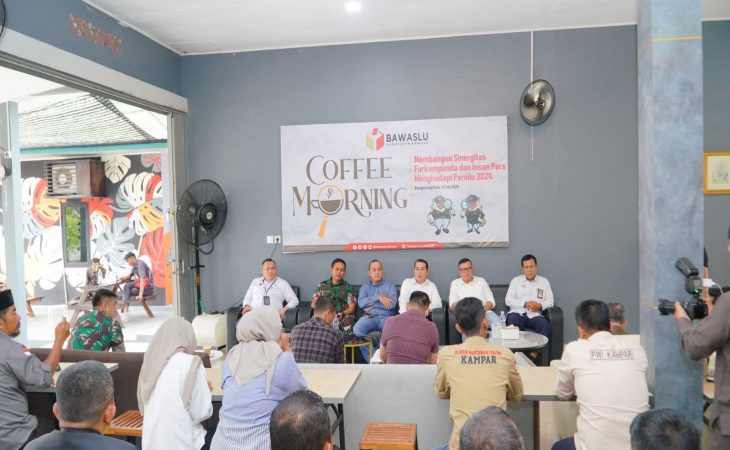 Jelang H-2 Pemilu, Bawaslu Kampar Pererat Sinergitas Bersama Forkopimda dan Insan Pers