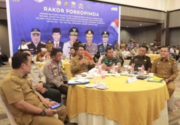 Wabup Tanjabbar Ikuti Rakor Forkopimda Provinsi Jambi