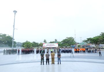 Jaga Kantipmas dan Sukseskan Pemilu 2024, Pemkab Siak Gelar Apel Bersama