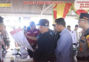 Polres INHIL Lakukan Monitoring Pantau TPS di Kec Kempas