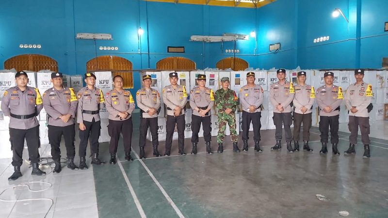 895 Kotak Suara dan 716 Bilik Suara, Kapolsek Tapung Hilir Siap Kawal