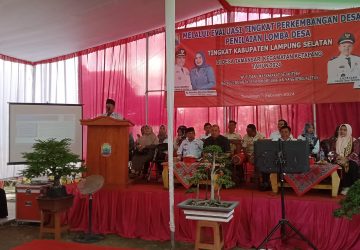 Penilaian Lomba Desa Tingkat Kabupaten Lamsel Tahun 2024 di Desa Taman Sari