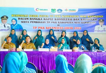 Giliran PKK Jirak Jaya Dapat Kunjungan Pembinaan, Rakor dan Rakon TP PKK Muba