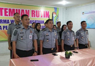 Lapas Pekanbaru Ikuti Penguatan Peran Inspektorat Dalam Pembangunan Birokrasi Melayani WBK