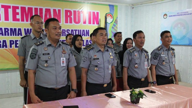 Lapas Pekanbaru Ikuti Penguatan Peran Inspektorat Dalam Pembangunan Birokrasi Melayani WBK