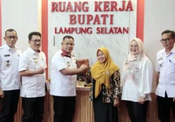 Bupati Nanang Ermanto Terima Audiensi Pimpinan Cabang Pembantu Bulog Lampung Selatan