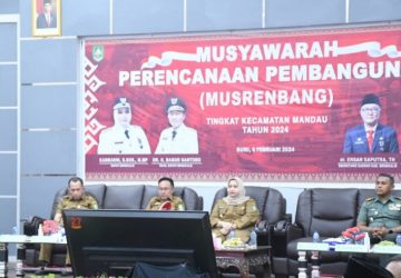 Buka Musrenbang Kec Mandau, Bupati Kasmarni Sampaikan Peningkatan Jalan Masih Jadi Skala Prioritas