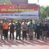 Pengamanan Pleno Tingkat Kabupaten, Polres Bengkalis Gelar Apel