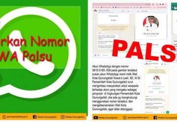Akun Palsu! Harap Masyakarat Waspadai Akun WhatsApp Yang Mengatasnamakan Walkot Gunungsitoli