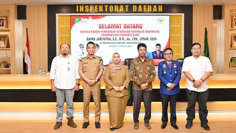 Sambut Kunker Kepala BPK RI Perwakilan Riau di Bengkalis, Bupati Kasmarni Harapkan Dukungan Serta Pembinaan
