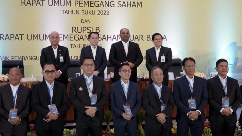 Pj Bupati Apriyadi Ikuti RUPS Bank Sumsel Babel Tahun Buku 2023